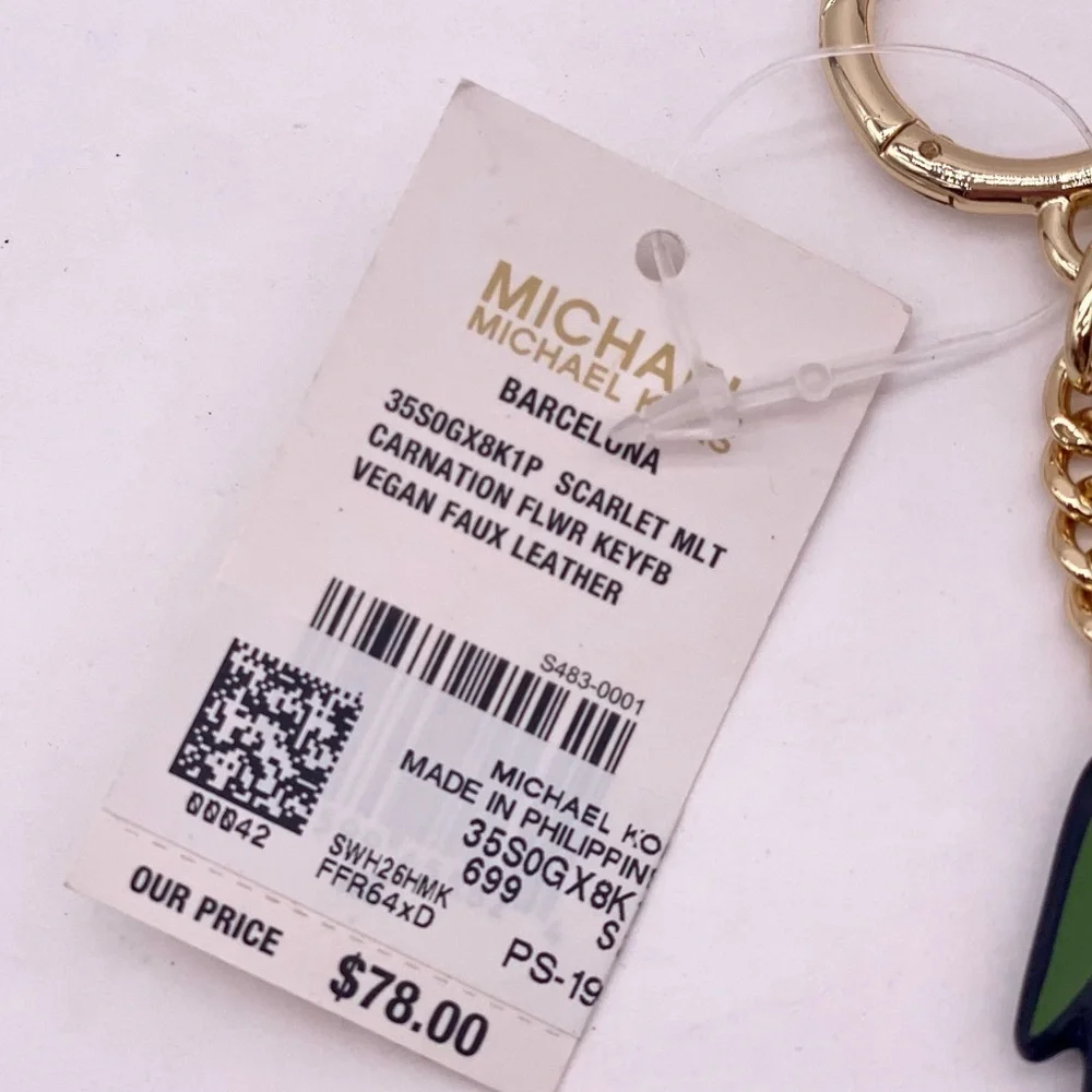 Michael Kors Key Chain Bag Charm Barcelona